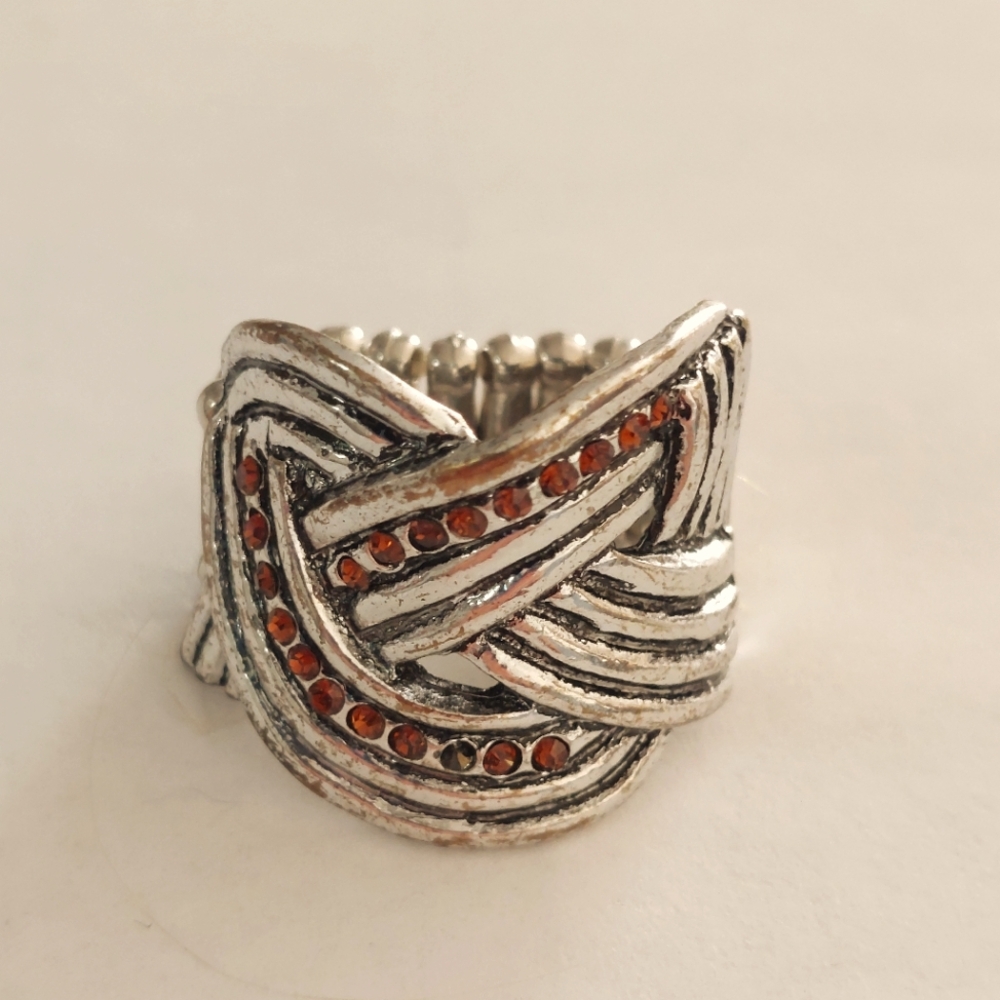 Paparazzi Ring Silver/Brown